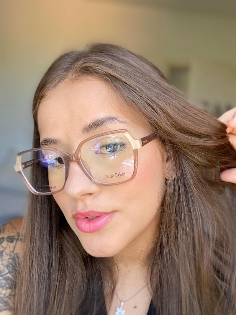 Óculos de Grau Feminino Modelo Flávia | Anni Felici